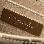 CHANEL 24C BACKPACK WITH STAR PATENT GOLD LGHW (MICROCHIP)