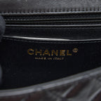 CHANEL MINI 2.55 REISSUE FLAP BAG AGED CALFSKIN BLACK BRUSHED GHW (MICROCHIP)