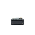 DIOR MINI LADY DIOR PATENT LEATHER BLACK WITH GHW