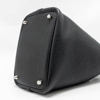 HERMES PICOTIN 18 LOCK BAG CLEMENCE BLACK SHW