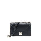 DIOR MEDIUM DIORAMA CALFSKIN BLACK SHW