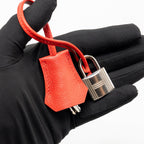Hermes kelly 28 evercolor rouge de coeur/rouge pigment SHW