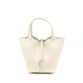 Hermes Picotin 22 Lock Bag Clemence 8L Beton SHW