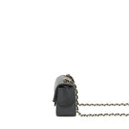CHANEL MINI RECTANGULAR FLAP BAG LAMBSKIN BLACK LGHW (MICROCHIP)