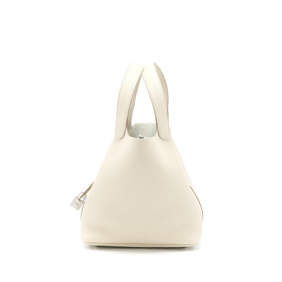 Hermes Picotin 22 Lock Bag Clemence 8L Beton SHW