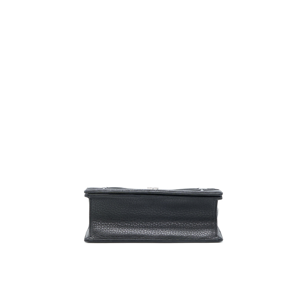 DIOR MEDIUM DIORAMA CALFSKIN BLACK SHW