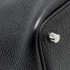 HERMES PICOTIN 18 LOCK BAG CLEMENCE BLACK SHW