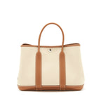 HERMES GARDEN PARTY 30 CANVAS GOLD SHW
