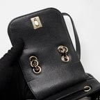 CHANEL AFFINITY BACKPACK CAVIAR BLACK LGHW (MICROCHIP)