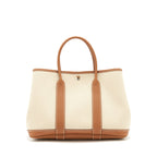 Hermes Garden Party 30 Canvas Gold SHW