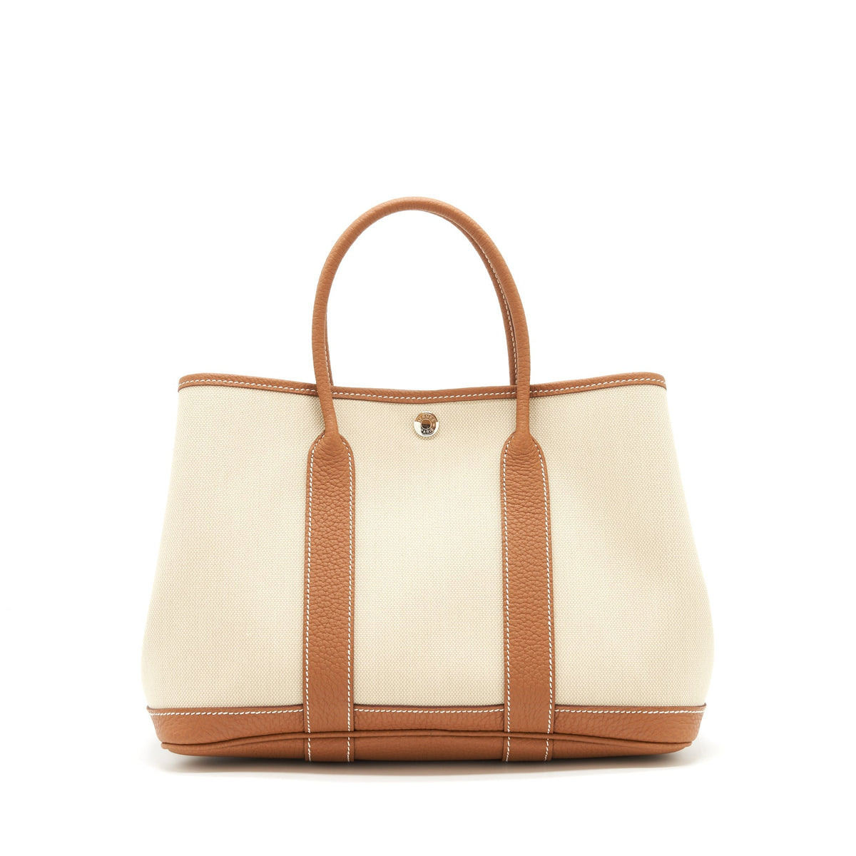 Hermes Garden Party 30 Canvas Gold SHW