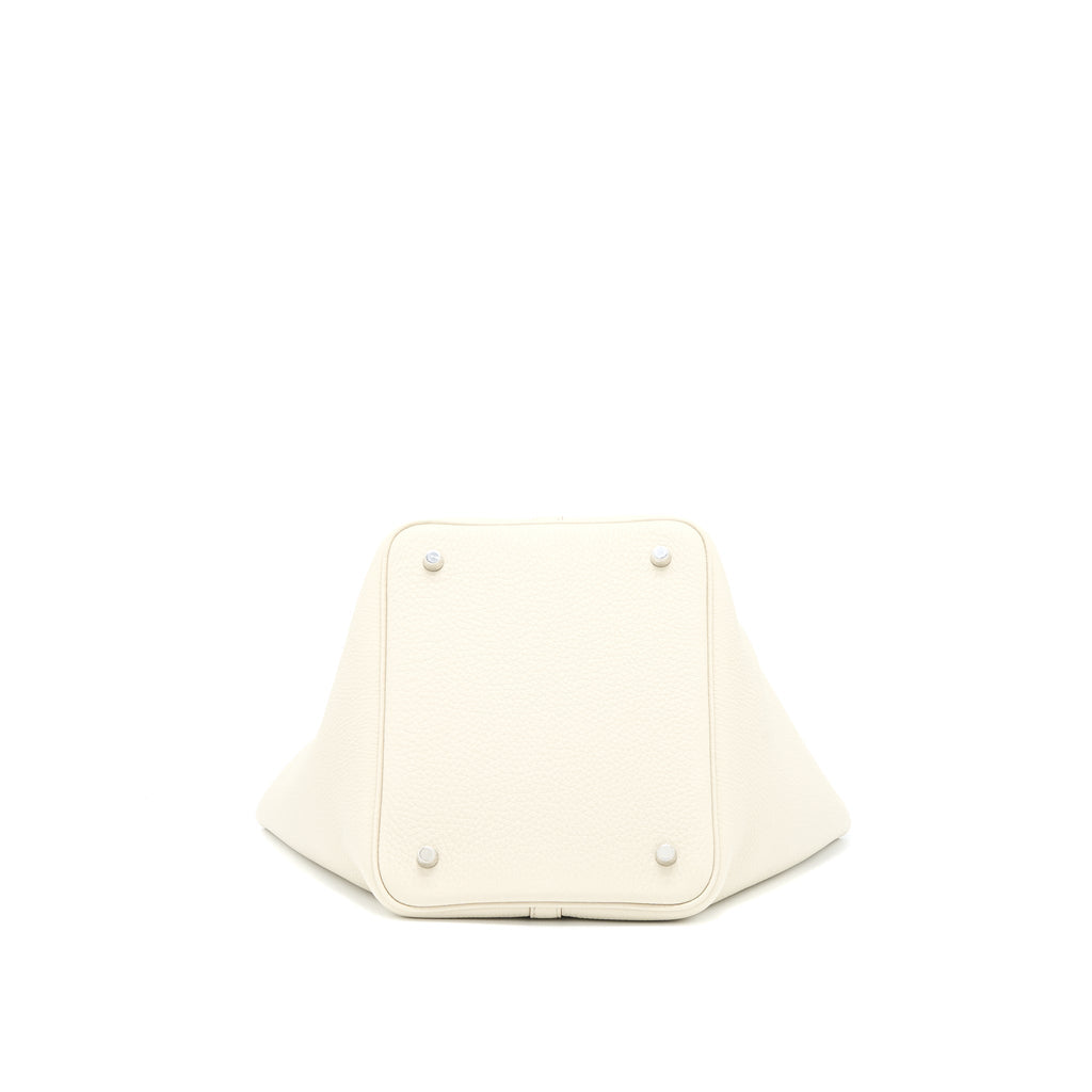 Hermes Picotin 22 Lock Bag Clemence 8L Beton SHW