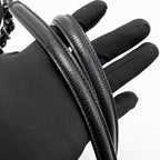 Chanel city shopping tote quilted caviar calfskin black ruthenium silver hardware