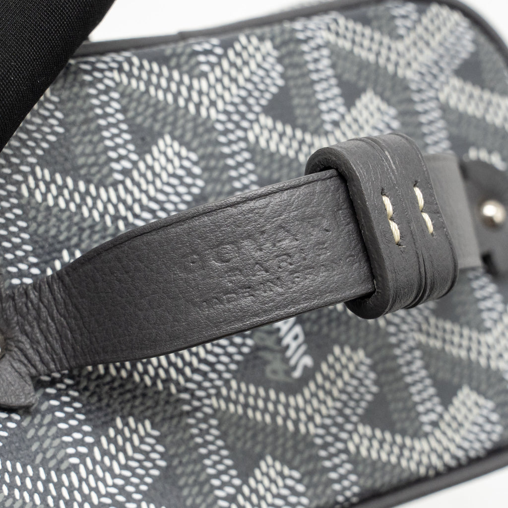Goyard Muse Nano Vanity Case Goyardine Canvas / Leather Grey SHW
