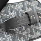 Goyard Muse Nano Vanity Case Goyardine Canvas / Leather Grey SHW