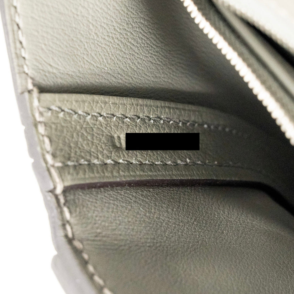 Hermes Mini 2424 24/24-21 Bag Evercolor/Swift Gris Meyer SHW