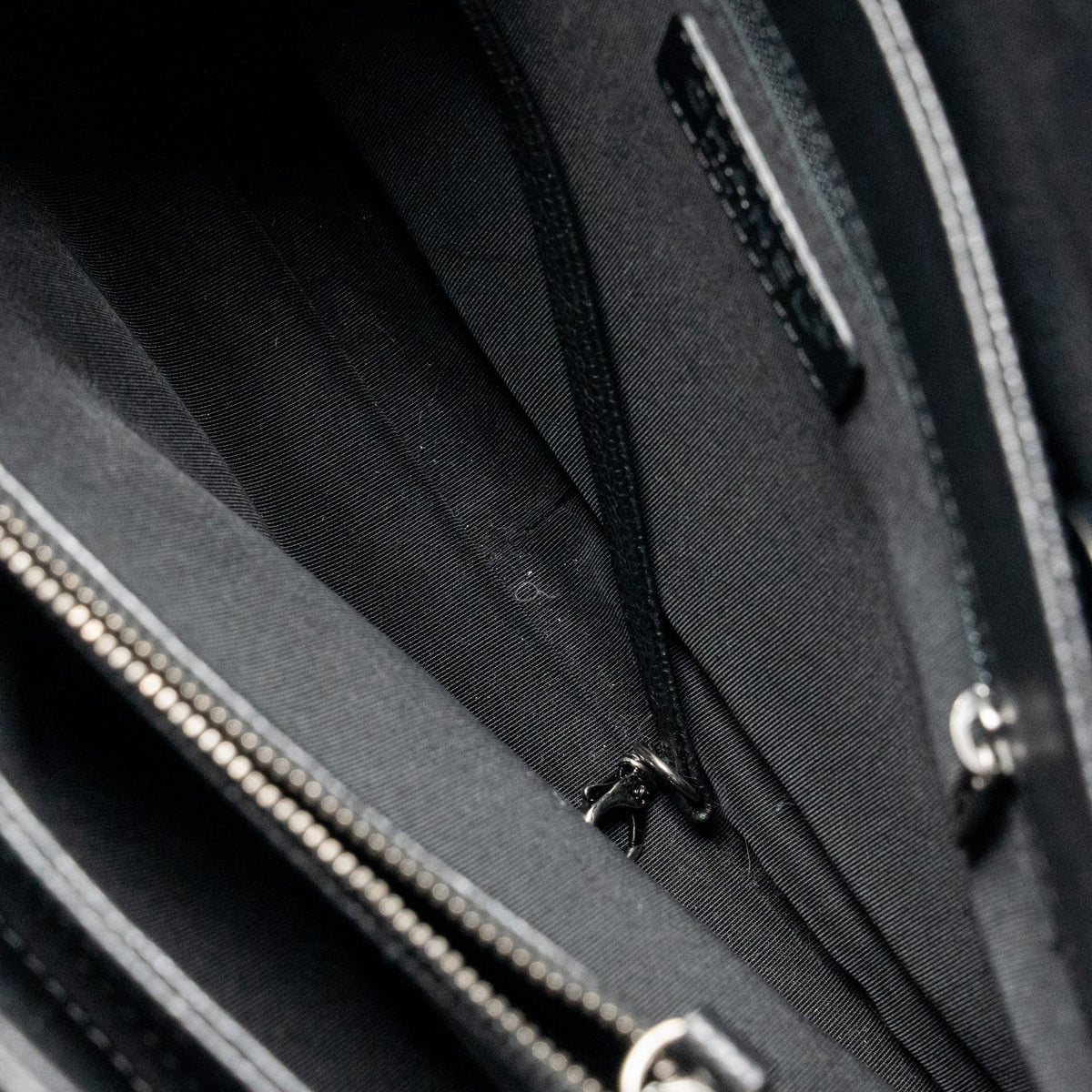 Chanel city shopping tote quilted caviar calfskin black ruthenium silver hardware