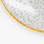 HERMES MOSAIQUE AU 24 GOLD BREAD AND BUTTER PLATES (2 IN A SET)