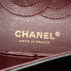 CHANEL MINI 2.55 REISSUE FLAP BAG LUCKY CHARMS AGED CALFSKIN BLACK GHW