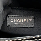 Chanel city shopping tote quilted caviar calfskin black ruthenium silver hardware