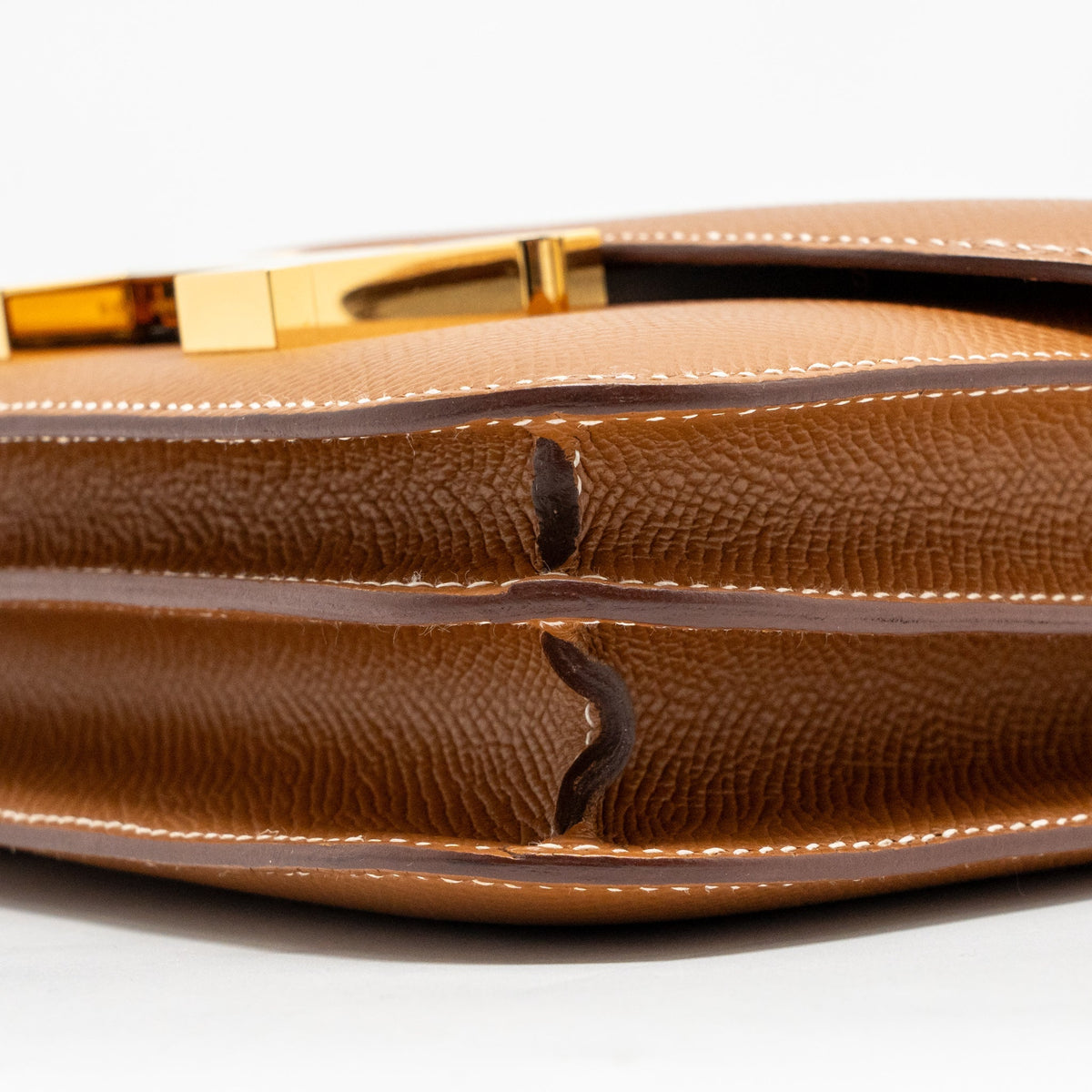Hermes Mini Constance Epsom Gold GHW