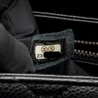 Chanel city shopping tote quilted caviar calfskin black ruthenium silver hardware