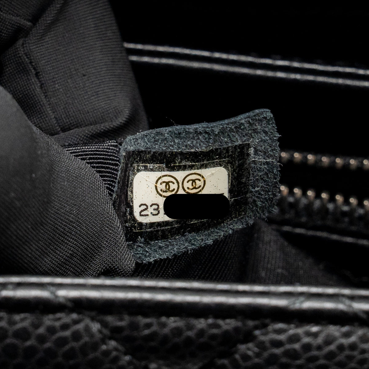 Chanel city shopping tote quilted caviar calfskin black ruthenium silver hardware