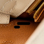 Hermes Kelly 25 Special Order Epsom Craie/Gold LGHW
