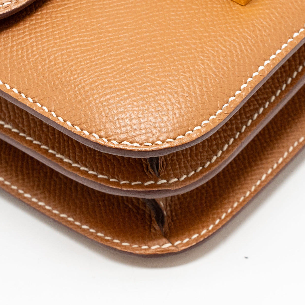Hermes Mini Constance Epsom Gold GHW