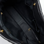 CHANEL MATELASSE CHAIN TOTE BAG CAVIAR BLACK GHW
