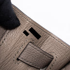 HERMES KELLY 28 TOGO M8 GRIS ASPHALTE GHW
