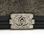 CHANEL SMALL BOY BAG LIZARD/CALFSKIN BLACK WITH RUTHENIUM HARDWARE