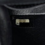 CHANEL SMALL BOY BAG LIZARD/CALFSKIN BLACK WITH RUTHENIUM HARDWARE