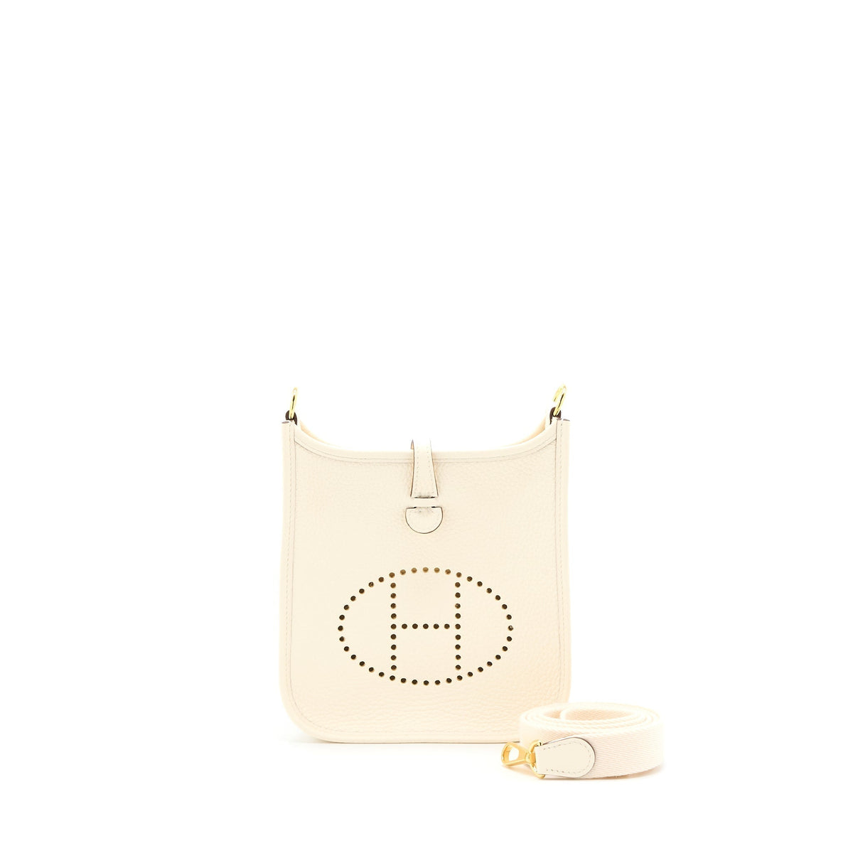 HERMES MINI EVELYNE CLEMENCE NATA GHW