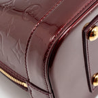 LOUIS VUITTON ALMA PM PATENT LEATHER AMARANTE GHW
