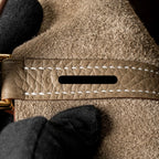 Hermes Picotin 18 Clemence etoupe GHW
