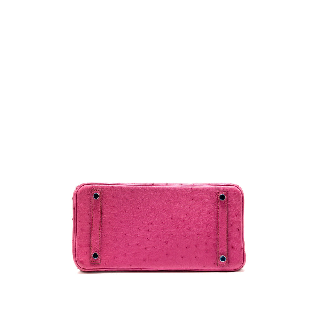 Hermes Birkin 30 Ostrich Fuchsia SHW