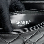 CHANEL SMALL TRENDY CC FLAP BAG LAMBSKIN SO BLACK(MICROCHIP)