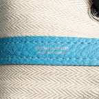 Hermes Garden Party 30 Vache Country Bleu de Nord SHW