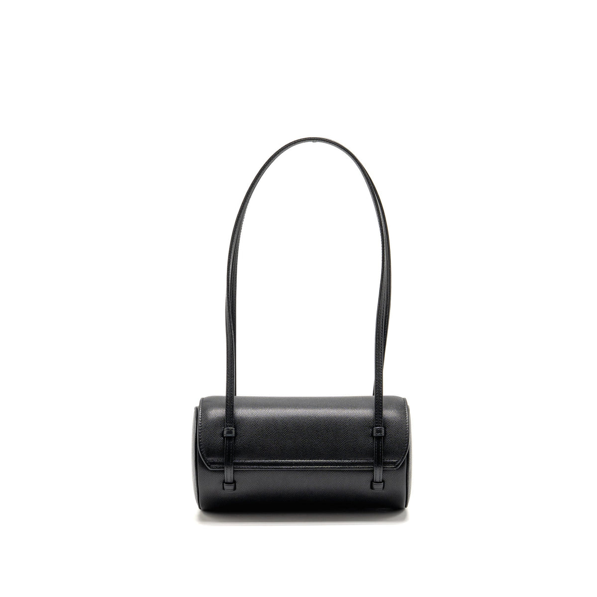 Chanel Small Preppy Bowling Bag Caviar Black GHW (Microchip)