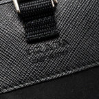 PRADA TRIMMED SAFFIANO PHONE CASE RE-NYLON BLACK SHW