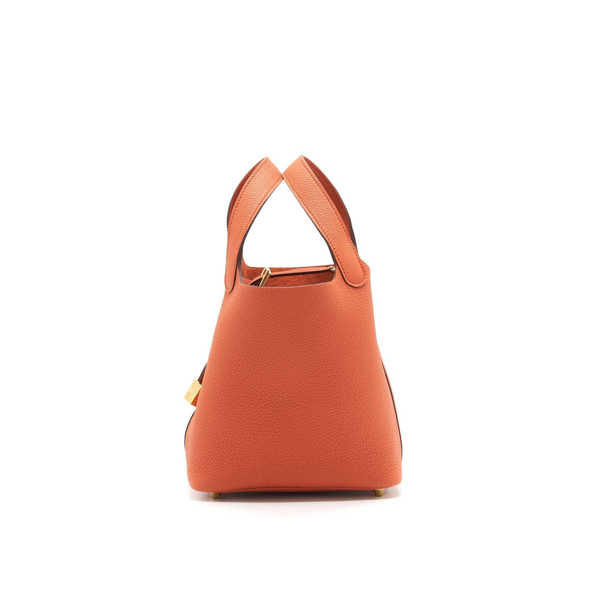 HERMES PICOTIN LOCK 18 BAG R1 TERRE BATTUE WITH GHW