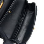 CHANEL SMALL 2.55 REISSUE FLAP BAG VELVET BLACK GHW