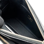 CHANEL 25C CAMERA BAG LAMBSKIN BLACK LGHW (MICROCHIP)