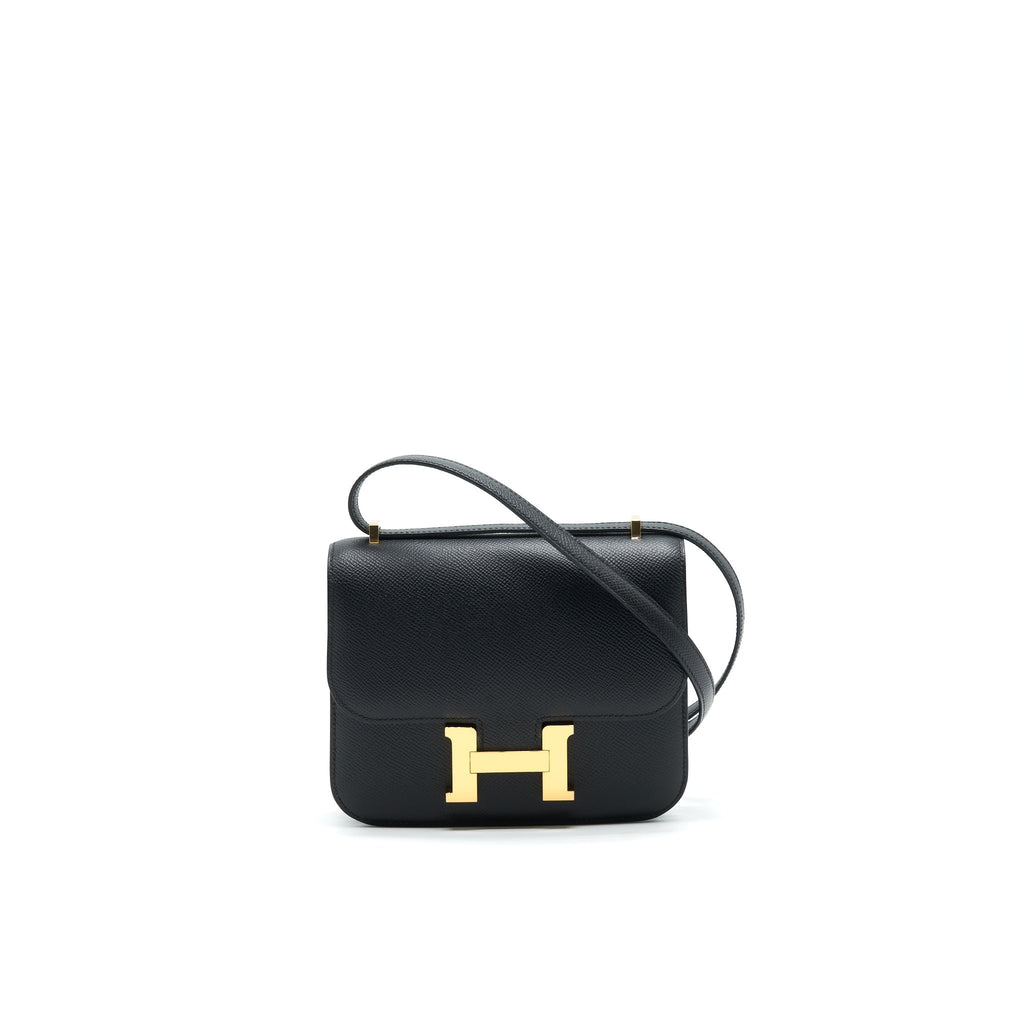 HERMES CONSTANCE MINI EPSOM BLACK GHW