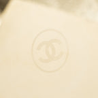 Chanel Mirror Finish Box Clutch with Chain Black Lambskin Black LGHW