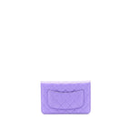 CHANEL CLASSIC WALLET ON CHAIN CAVIAR PURPLE LGHW
