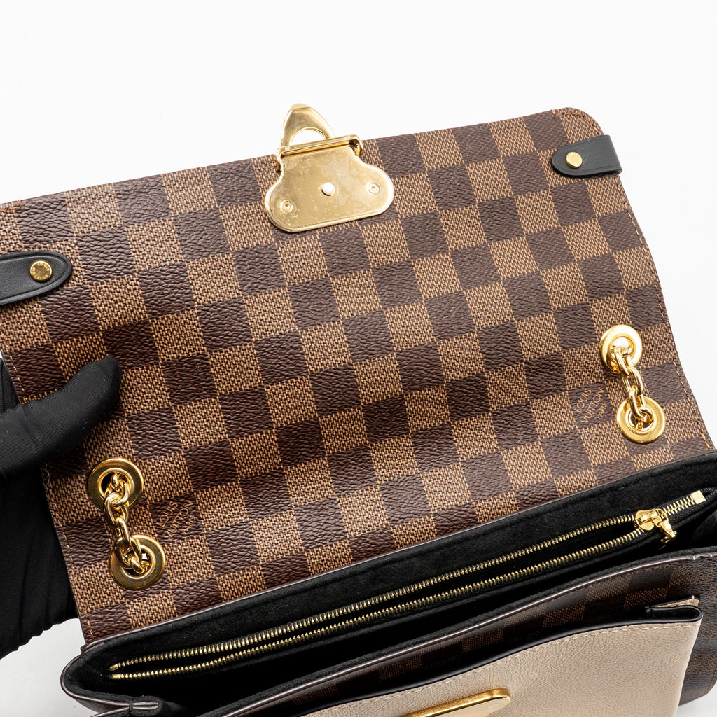 Louis Vuitton Vavin Pm Damier Ebene canvas creamy white GHW