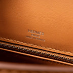 Hermes Kelly 25 Toile H/Swift Ecru-Beige/Gold SHW