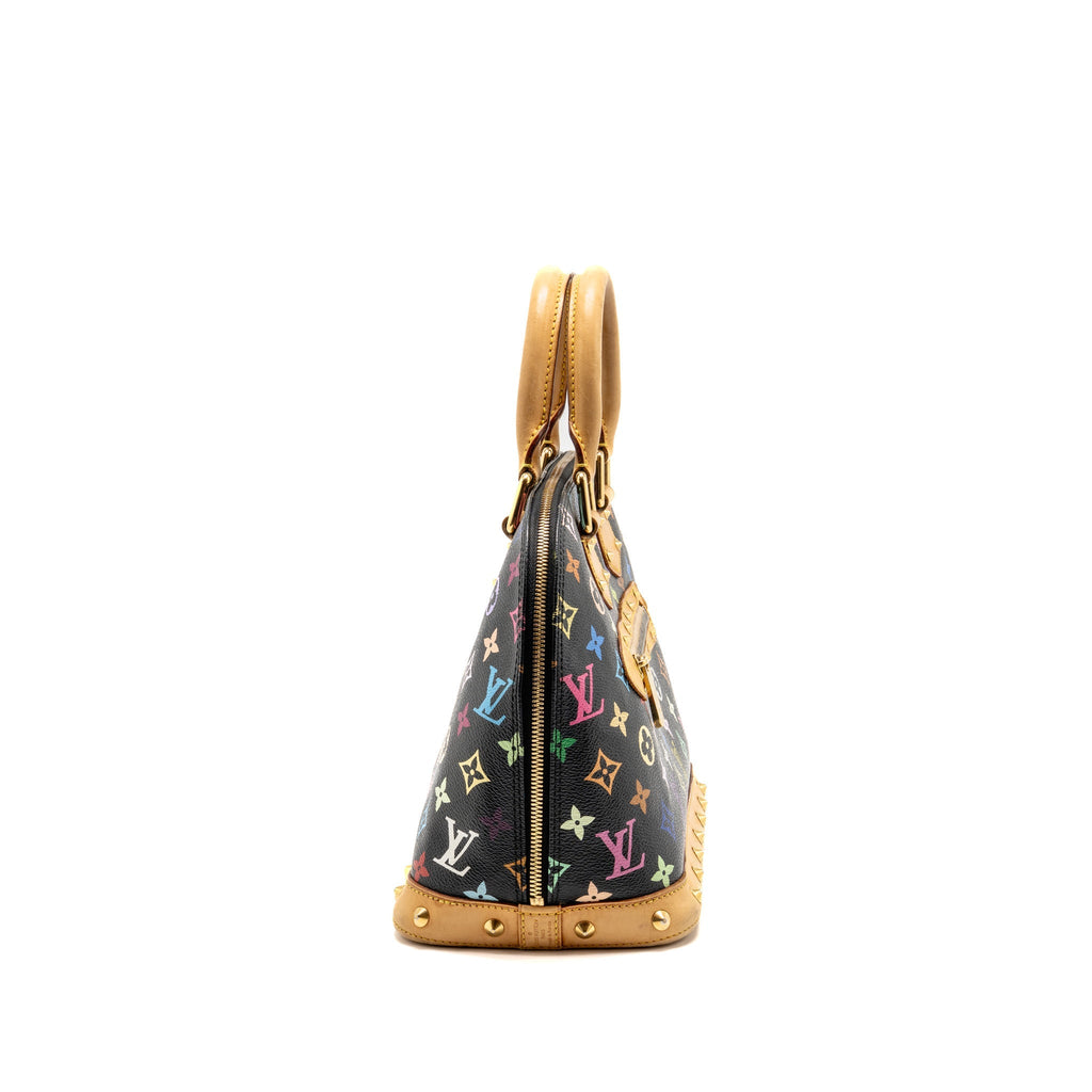 Louis Vuitton Alma Bag Monogram Canvas Black / Multicolour GHW